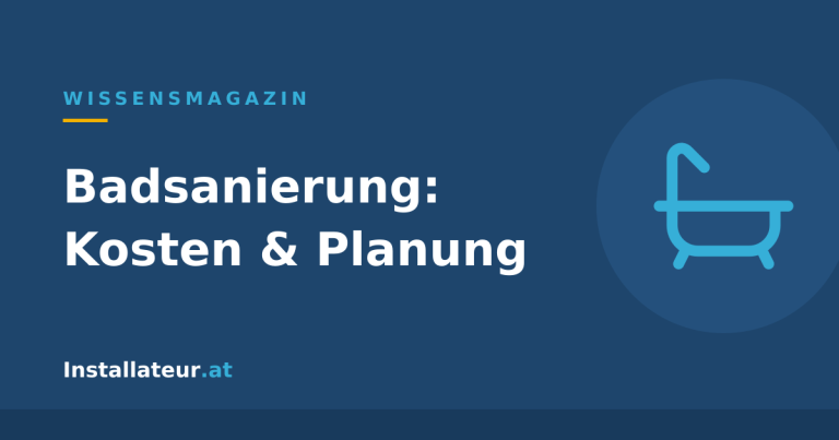 Badsanierung Kosten 2026: Was ein neues Bad kostet