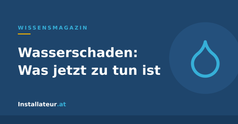 Wasserschaden: Soforthilfe, Ursachen & wer zahlt